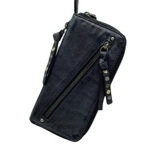 We The Free Poppy Black Wristlet Wallet